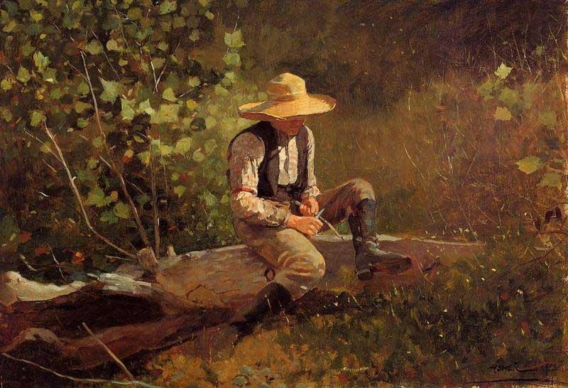 The Whittling Boy, Winslow Homer